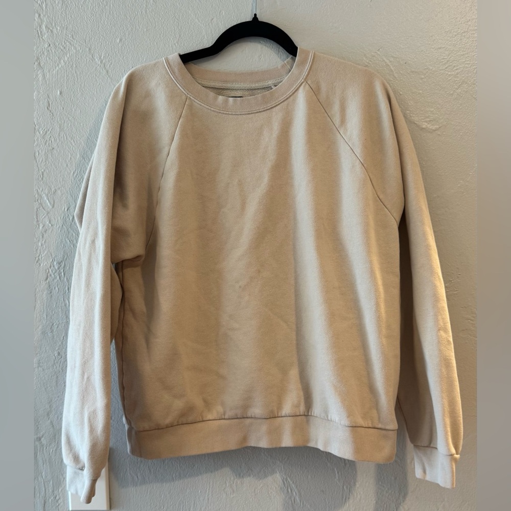 GAP Women's Cream Crew Neck Sweater (matching sweat pants listed separately)
